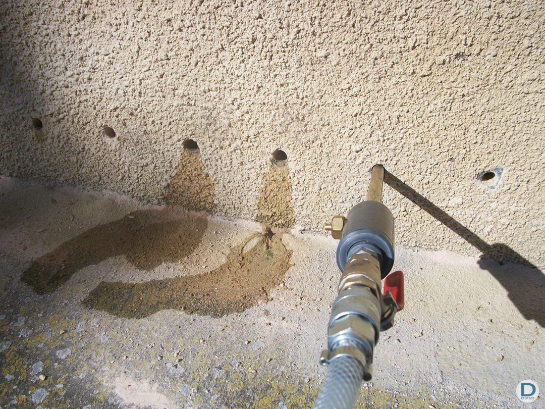 entreprise traitement humidité ascensionnelle injection liquide crème liège brabant wallon